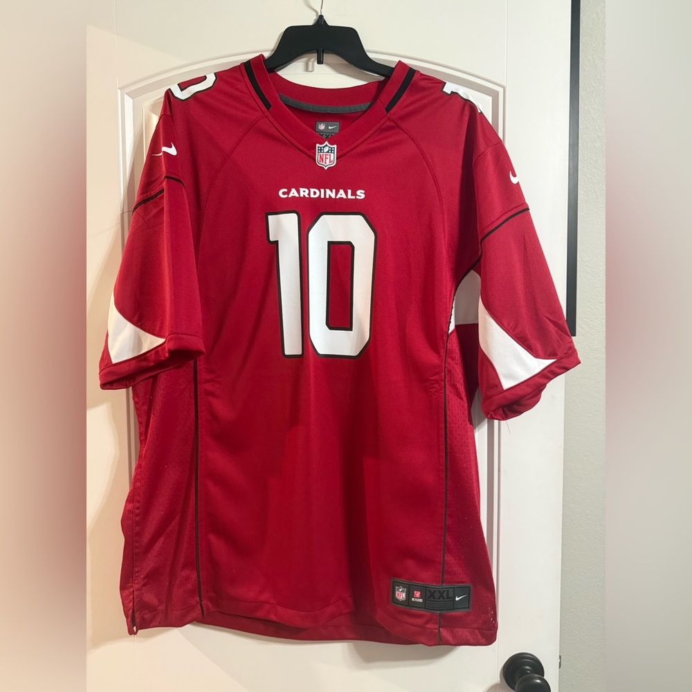 Nike NFL On Field Arizona Cardinals DeAndre Hopkins #10 Red Men’s XXL Like New!